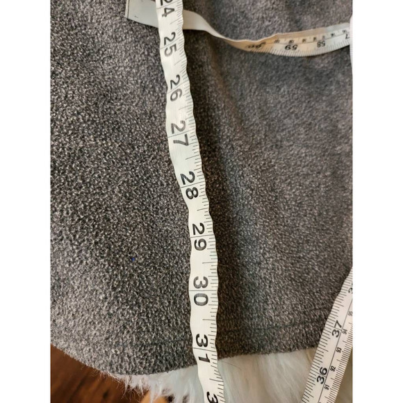 Columbia Mens Pullover Sweater Gray Green Collared‎ 1/4 Snap Long Sleeve L - Picture 4 of 6